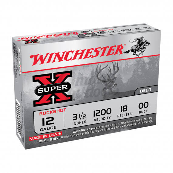 Winchester Super X 3.5 00 Buckshot - Omaha Outdoors