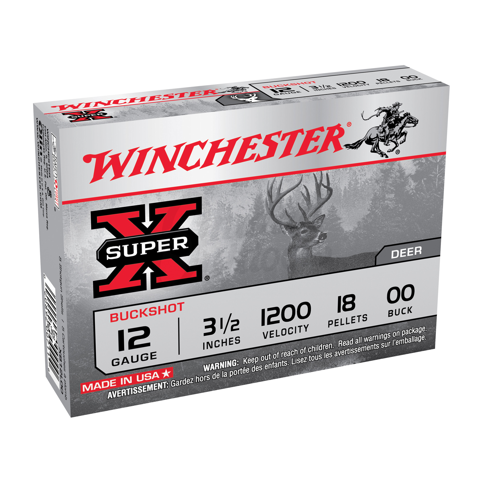 Winchester Super X 3.5 00 Buckshot - Omaha Outdoors