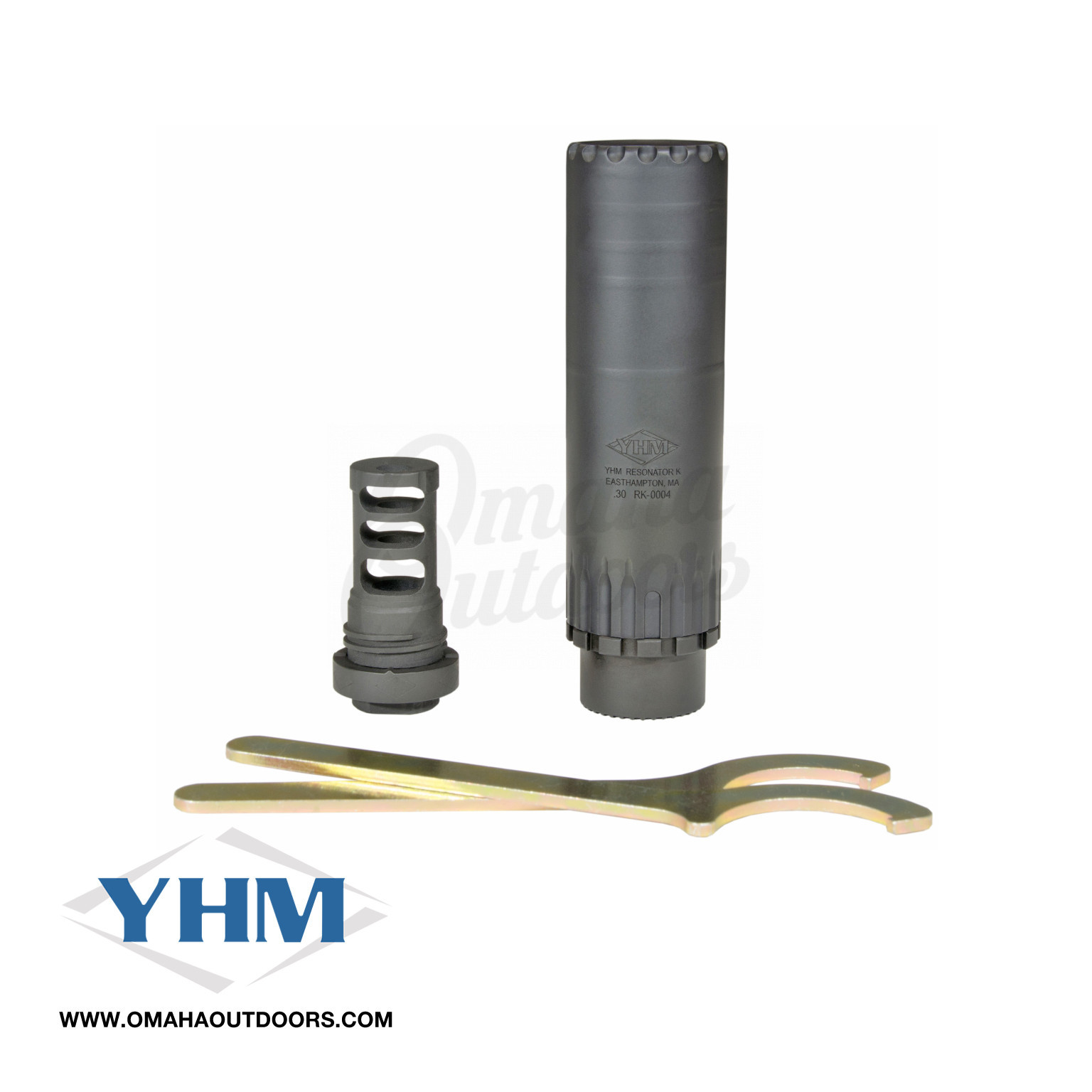 YHM Resonator K 30 Cal Suppressor 1/2x36 with Muzzle Brake - Omaha Outdoors