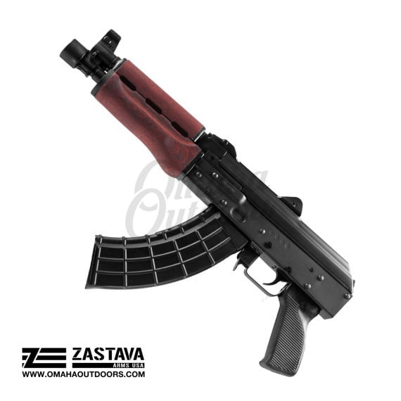 ZPAP92 AK Pistol Red Wood Handguard Omaha Outdoors