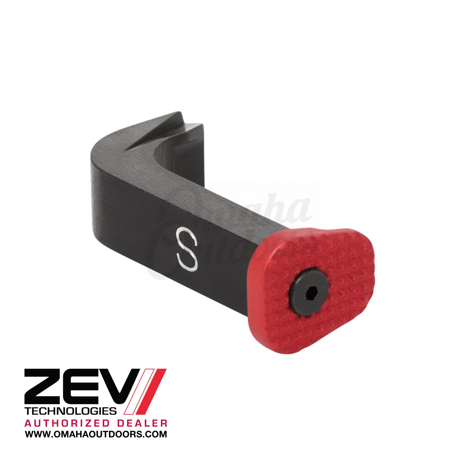 Zev Extended Mag Release Glock Gen 3 Red Cerakote Omaha Outdoors 7555