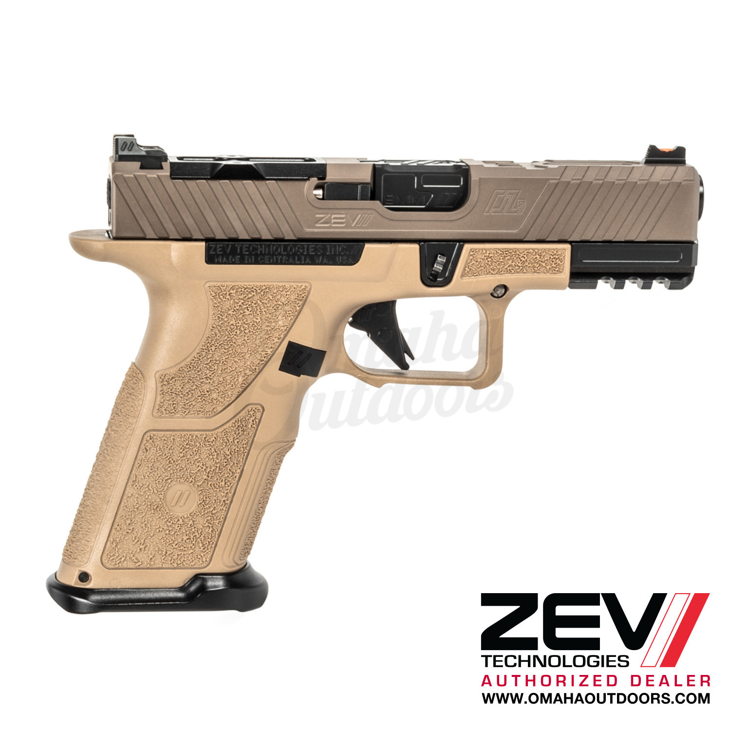 ZEV OZ9C Elite X Grip FDE Pistol 10 Round Omaha Outdoors