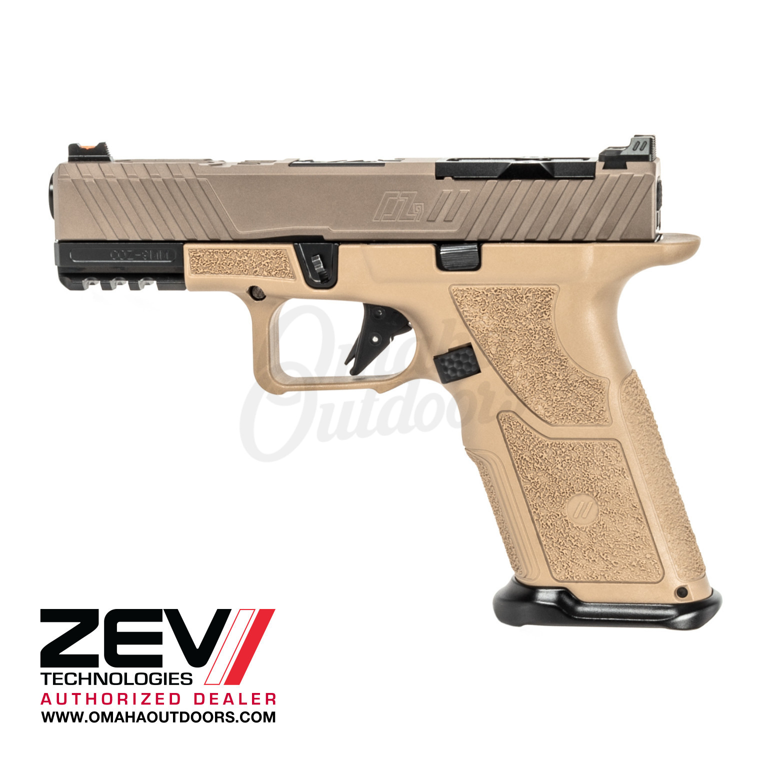 ZEV OZ9C Elite X-Grip FDE Pistol 10 Round - Omaha Outdoors