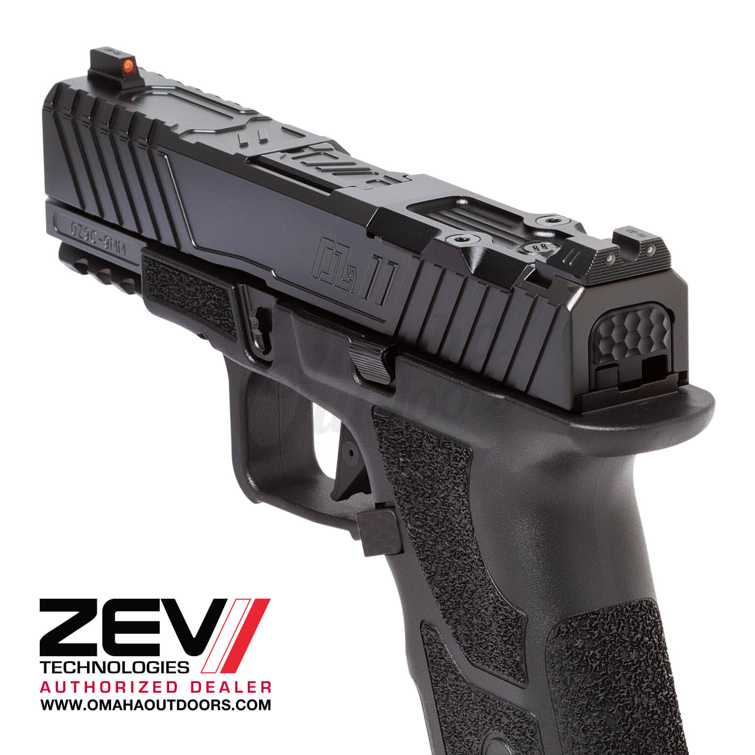 Zev Tech Oz9 Compact Pistol 9mm 15 Rd Night Sights Oz9c Cpt B B Ns