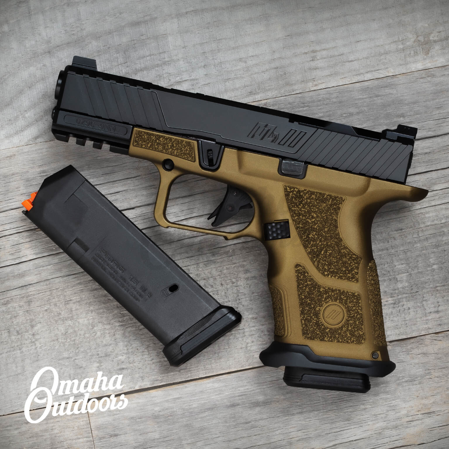 ZEV OZ9C Elite Burnt Bronze Night Sights - Omaha Outdoors