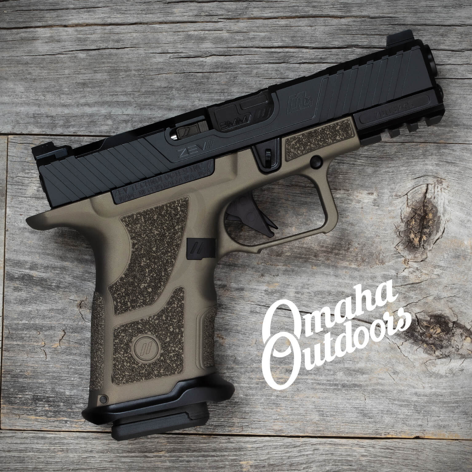 ZEV OZ9C Elite Gamma Bronze Night Sights - Omaha Outdoors