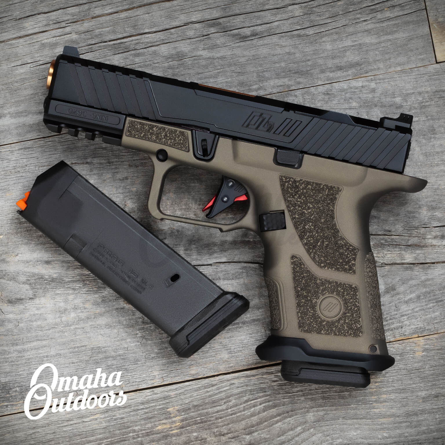 ZEV OZ9 Hypercomp Compact Gamma Bronze Pistol - Omaha Outdoors