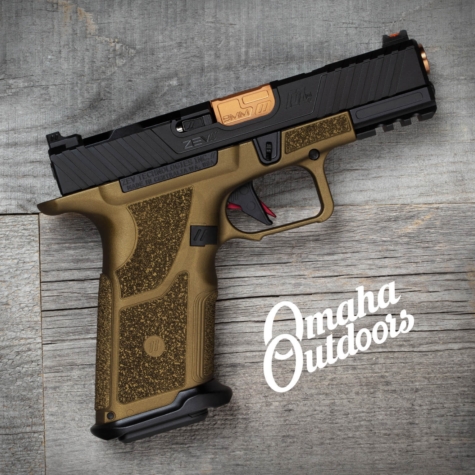 ZEV OZ9 Elite X Grip Burnt Bronze - Omaha Outdoors